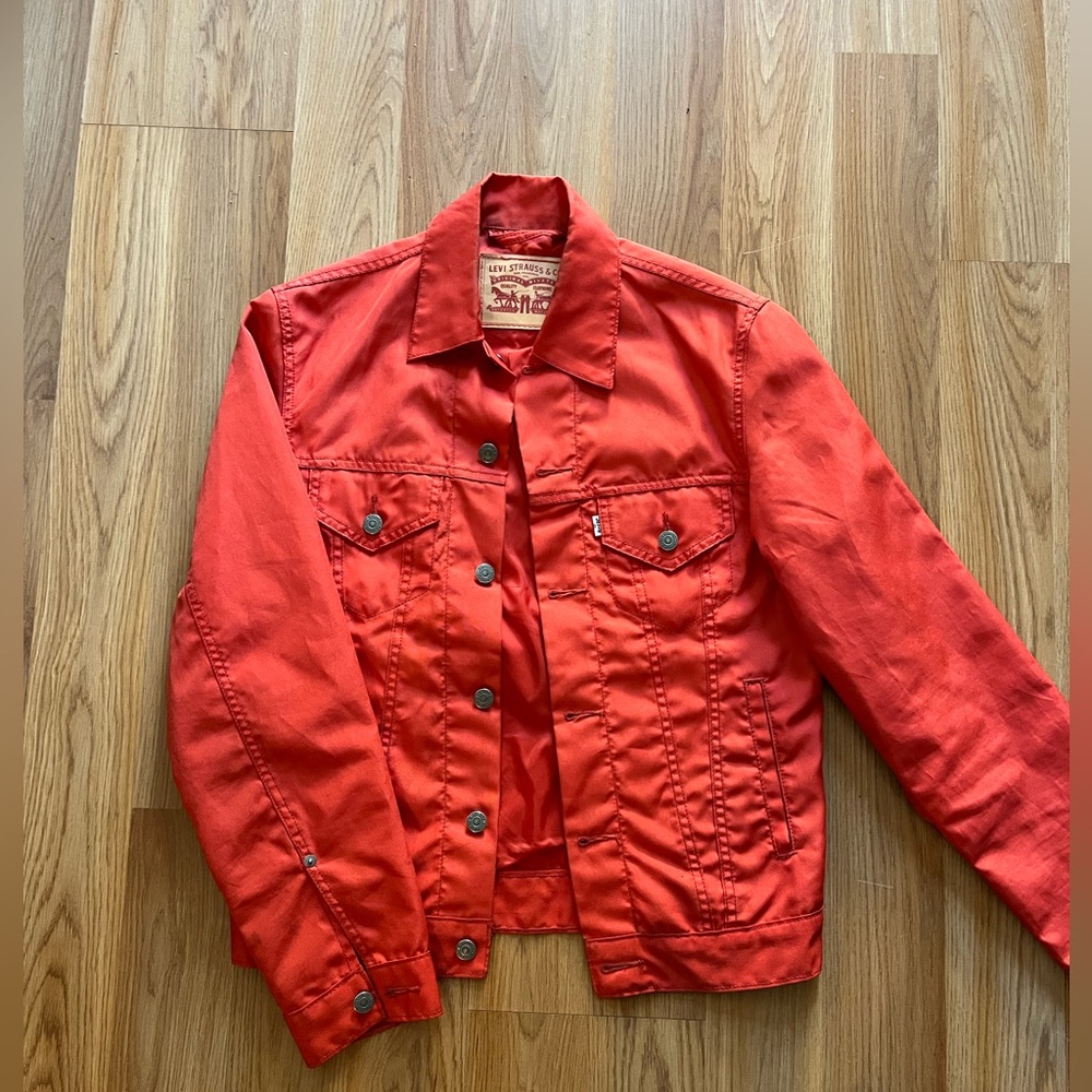 Nylon Levi’s trucker jacket
